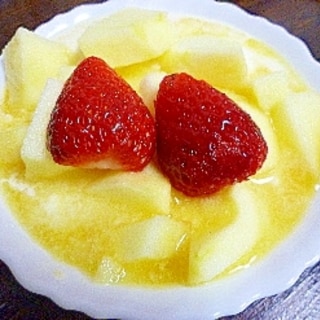 苺＆林檎＆フルーティレモンカルピス豆乳ヨーグルト